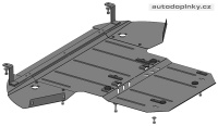 Kryt pod motor Audi A8 motor: 3,2-4,2i (Automatick� p�evodovka) -- rok v�roby 2002-2010