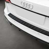 Kryt prahu zadn�ch dve�� nerez �ern� matn� Audi A4 /S4 B9 Avant S-line -- od roku v�roby 2015- / 2019-
