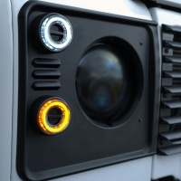 Glohh GL-2 LED p�edn� sv�tla Land Rover 90/110 1983-1990 / Defender (LD) 1990-2016 - �ir� (4 kusy)