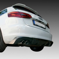 Dynamik Style difusor na zadn� n�razn�k (pro DUPLEX v�fuk) Audi A3 8V Sportback -- od roku v�roby 2012-