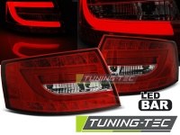 Zadn� sv�tla, lampy LED A6 C6 sedan (pro vozy s 7PIN konektorem), 4/2004-2008, LED BAR, �erven�