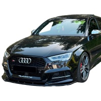 Oneway p�edn� spoiler Audi S3 8V Sedan -- rok v�roby 2016-2020 - leskl� �ern�