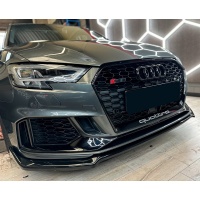 Oneway p�edn� spoiler Audi RS3 8V Sedan/Sportback Facelift -- rok v�roby 2017-2020 - leskl� �ern�