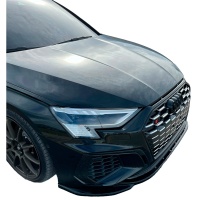 Oneway p�edn� spoiler Audi A3 S-Line/S3 8Y -- rok v�roby 2020- - Verze 2 - leskl� �ern�