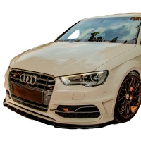 Oneway p�edn� spoiler Audi S3 Sportback 8V -- rok v�roby 2013-2016 - leskl� �ern�