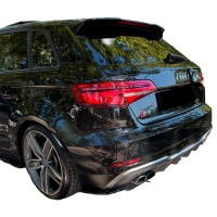 Oneway zadn� bo�n� difusory Audi S3 Sportback 8V Facelift -- rok v�roby 2016-2020 - leskl� �ern�