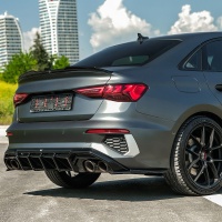 Oneway zadn� bo�n� difusory leskl� �ern� Audi A3 8Y Sedan S3/S-Line -- rok v�roby 2020-24
