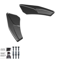 Oneway zadn� bo�n� difusory Audi A3 (8Y) Sportback S-Line/S3 Facelift -- od roku v�roby 2025- - leskl� �ern�