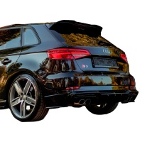 Oneway zadn� difuzor Audi S3 Sportback 8V Facelift -- rok v�roby 2016-2020 - leskl� �ern�