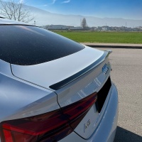 Oneway spoiler v�ka kufru Audi A5 S-Line F5 Sportback -- rok v�roby 2016-2019 / Facelift 2019- - leskl� �ern�