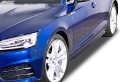 RDX Racedesign prahov� li�ty Slim (ABS plast leskl� �ern�) Audi A5 (F5) Coupe/Cabrio/Sportback -- od roku v�roby 2016-