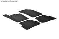 P�esn� gumov� roho�e Audi A1 -- od roku v�roby 2010- (4 d�ln� sada s fixac�)