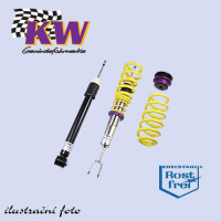 KW sportovn� podvozek STREET COMFORT Audi A6 (4B) sedan, Avant / 2WD v�kon motoru 66-191 kW -- od rok v�roby 01/97- ( regulace sn�en� p�edn� n�pravy 20-45mm, zadn� n�pravy 20-45mm )