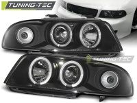 P�edn� sv�tla Audi A4, 1995-1998, Angel Eyes, �ern� black